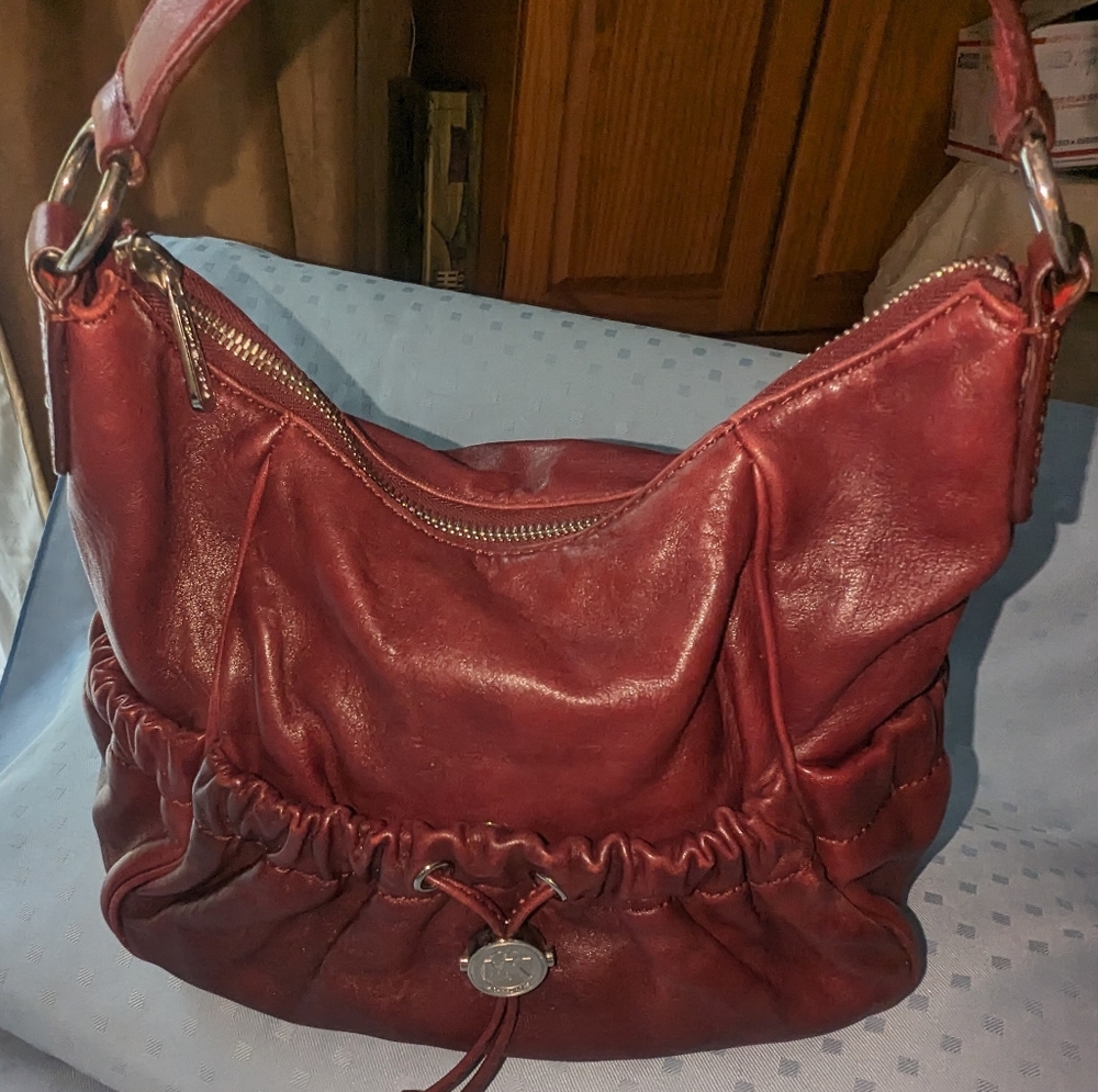 Michael Kors Merlot hobo shoulder bag